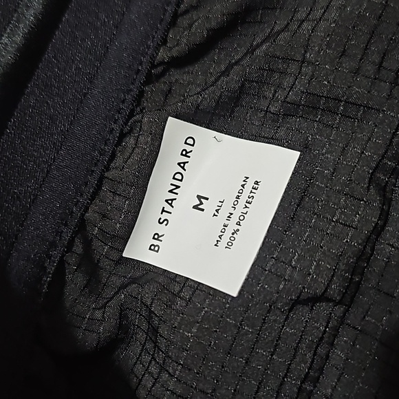 BR STANDARD Black Zippered Ankle Motion Tech Joggers Pants Size Medium - Picture 3 of 7